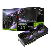 PNY GeForce RTX 4070 Ti SUPER 16GB XLR8 Gaming VERTO EPIC-X RGB Overclocked Triple Fan GDDR6X Graphics Card